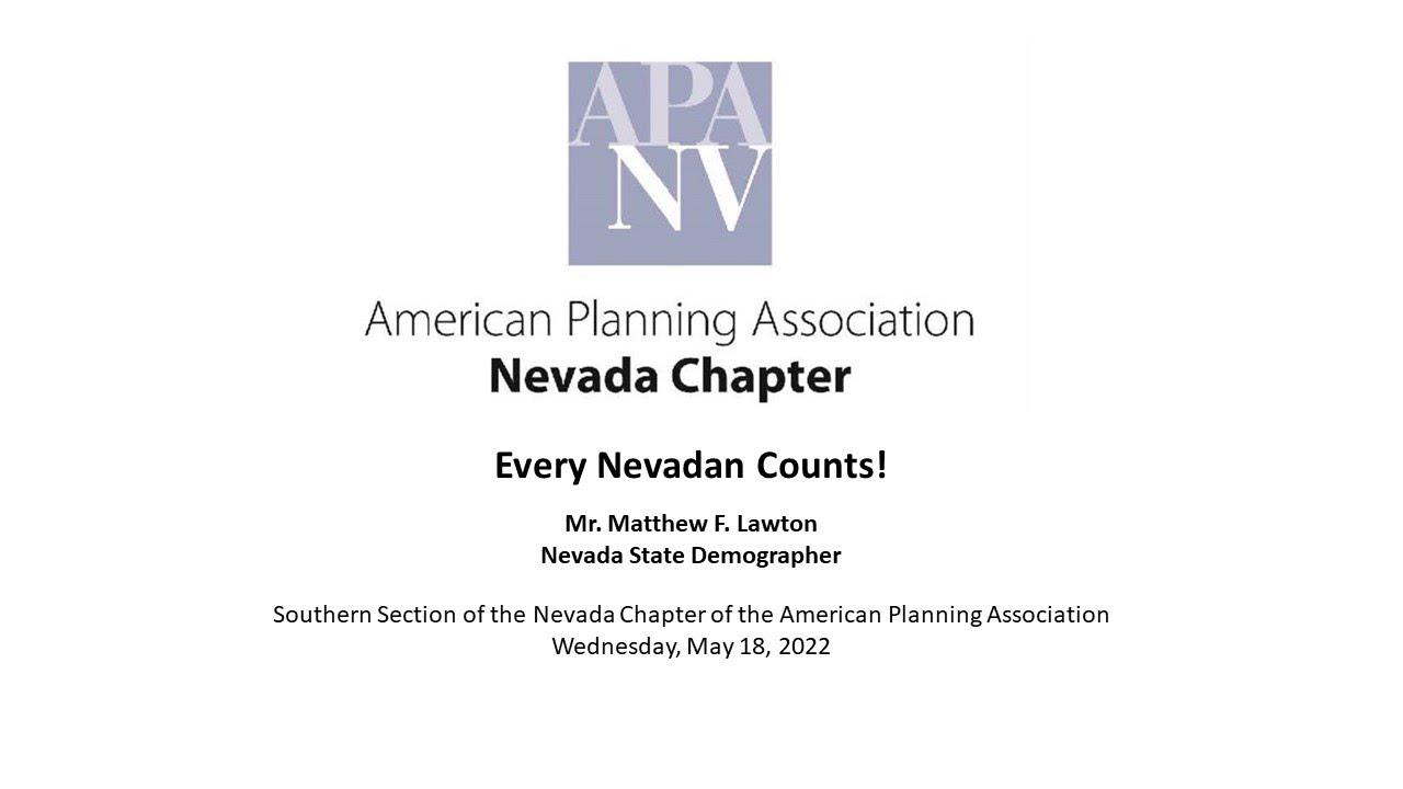 Every Nevadan Counts!