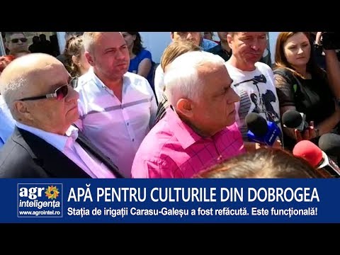 Apă pentru culturile din Dobrogea