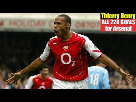 Thierry Henry - All 228 Goals for Arsenal FC