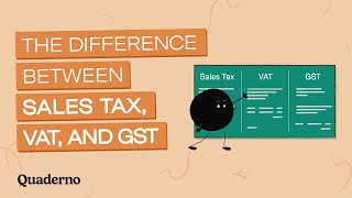 The Difference between Sales Tax, VAT, and GST
