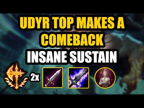 THE DYR IS BACK | PERMA SUSTAIN UDYR TOP | Season 10 Live Commentary Guide - League of Legends