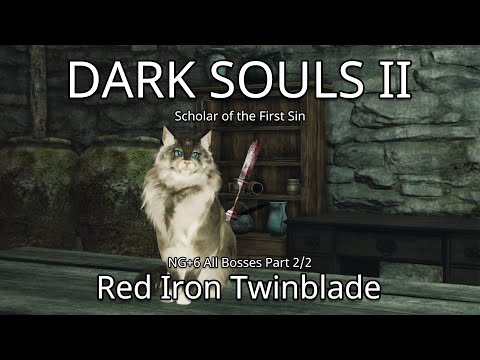 [DS2_SotFS] NG+6 All Bosses Red Iron Twinblade Part 2