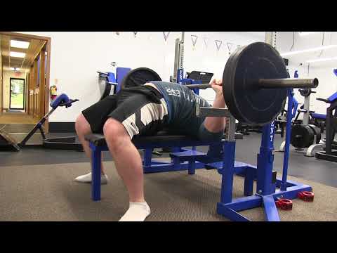 USA Limitless - Quintin Meyer - 4 Weeks Out From Open Worlds Raw Bench Workout 495lbs (225kg)