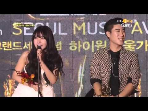 150122 San E & Raina   HIP HOP Awards @ 24th Seoul Music Awards 1080P