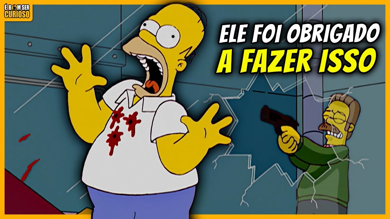 O DIA QUE NED FOI OBRIGADO A MATAR O HOMER  PARA SALVAR A CIDADE - Os Simpsons