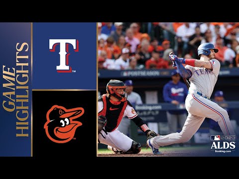 Rangers vs. Orioles ALDS Game 1 Highlights (10/7/23) | MLB Highlights