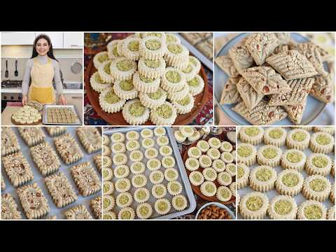 حلو العيد 2026🌙غريبة الفرينة البيضاء وغريبة درع زمنية باللوز والجلجلان بأدق التفاصيل بنة ومنفعة❤️