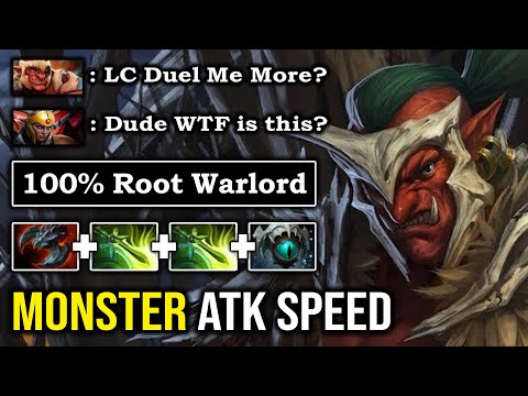 MAX SPEED Battle Trance 100% Root Monster Attack Nobody Escape From Him | DotA 2 Troll Warlord