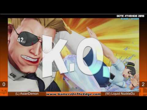 Liquid NuckleDu vs AsianDemon Grand Finals at GoTE 4TheKids 2016