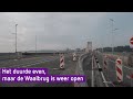 Nu is de Waalbrug wel echt open