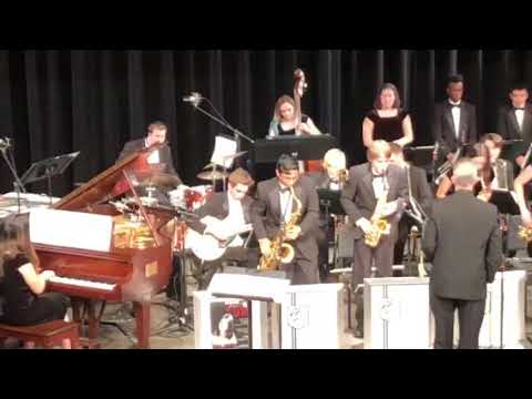 EWHS Jazz ensemble 1 guest Musician Pianist, Helen Sung