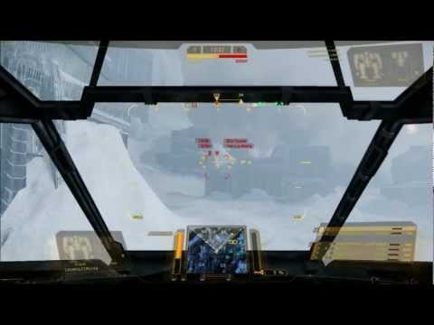 MechWarrior Online: Gameplay on Snow Map