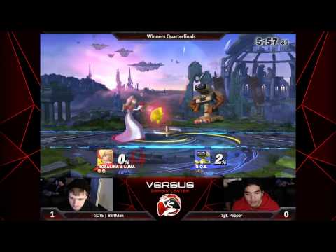 Versus Weekly 4/16/15 - Winners Qtrs - 8Bitman (ROB) vs. Sgt.Pepper (RosaLuma) - Smash 4