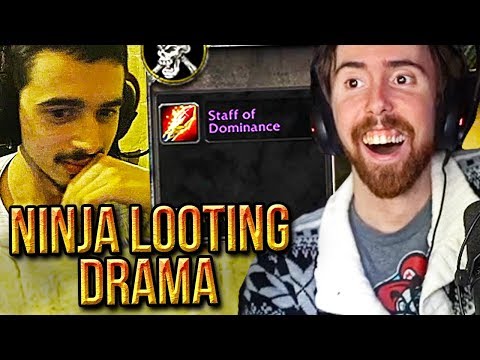 Asmongold Reacts To Jokerd Ninja Looting Staff Of Dominance From MC Raid - Classic WoW Drama