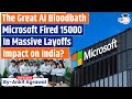 Microsoft Cuts 15 000 Jobs Reasons Behind Massive Payoff Ankit Agrawal Study IQ