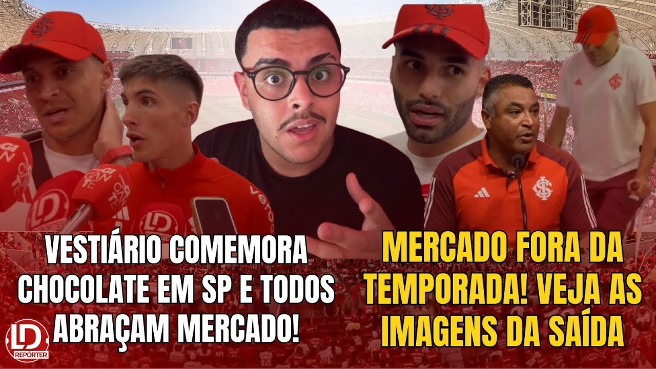INTER:🚨 VEJA ELE SAINDO DE MULETAS DO ESTÁDIO! 9 MESES FORA | VESTIÁRIO COMEMORA “CHOCOLATE” E APOIA