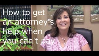 How to find an attorney to help for free.