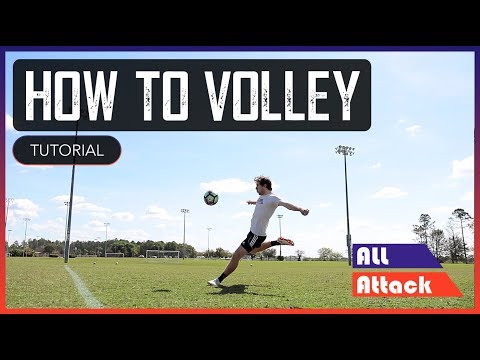 How to VOLLEY a Soccer Ball | For Beginners
