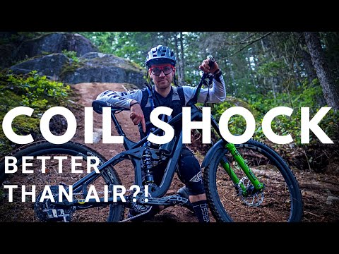 Air Shock or Coil Shock on a Trail Bike? I tested both and I'm surprised!