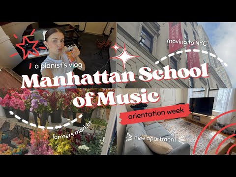 Orientation week at Manhattan School of Music!! 🎹✨Classical Pianist 