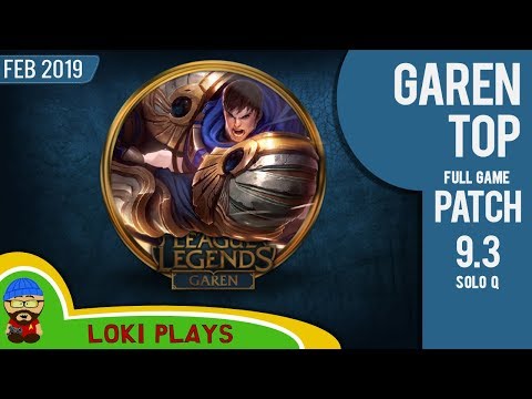 Garen (vs Yorrick) Top Lane - Patch 9.3 - League of Legends - A Crab with Shotgun Legs....