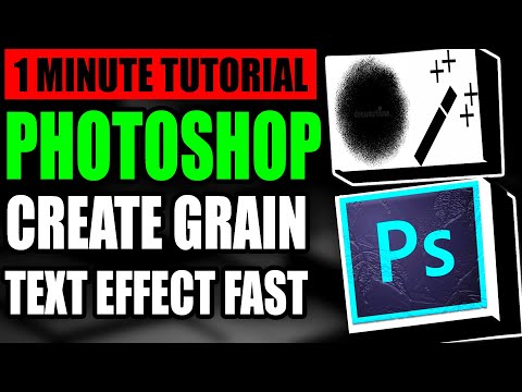How To Create Grain Text Effect Photoshop (Step by Step Guide – Full Tutorial)