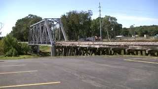 preview picture of video 'Southern 4501 crossing the bridge at Trion, GA'