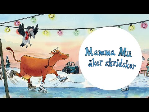 Mamma Mu åker skridskor