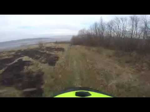 Portiune finala coborare Rotari Prahova - Traseu bicicleta Urlati, Ceptura