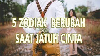 5 Zodiak Berubah saat Jatuh Cinta