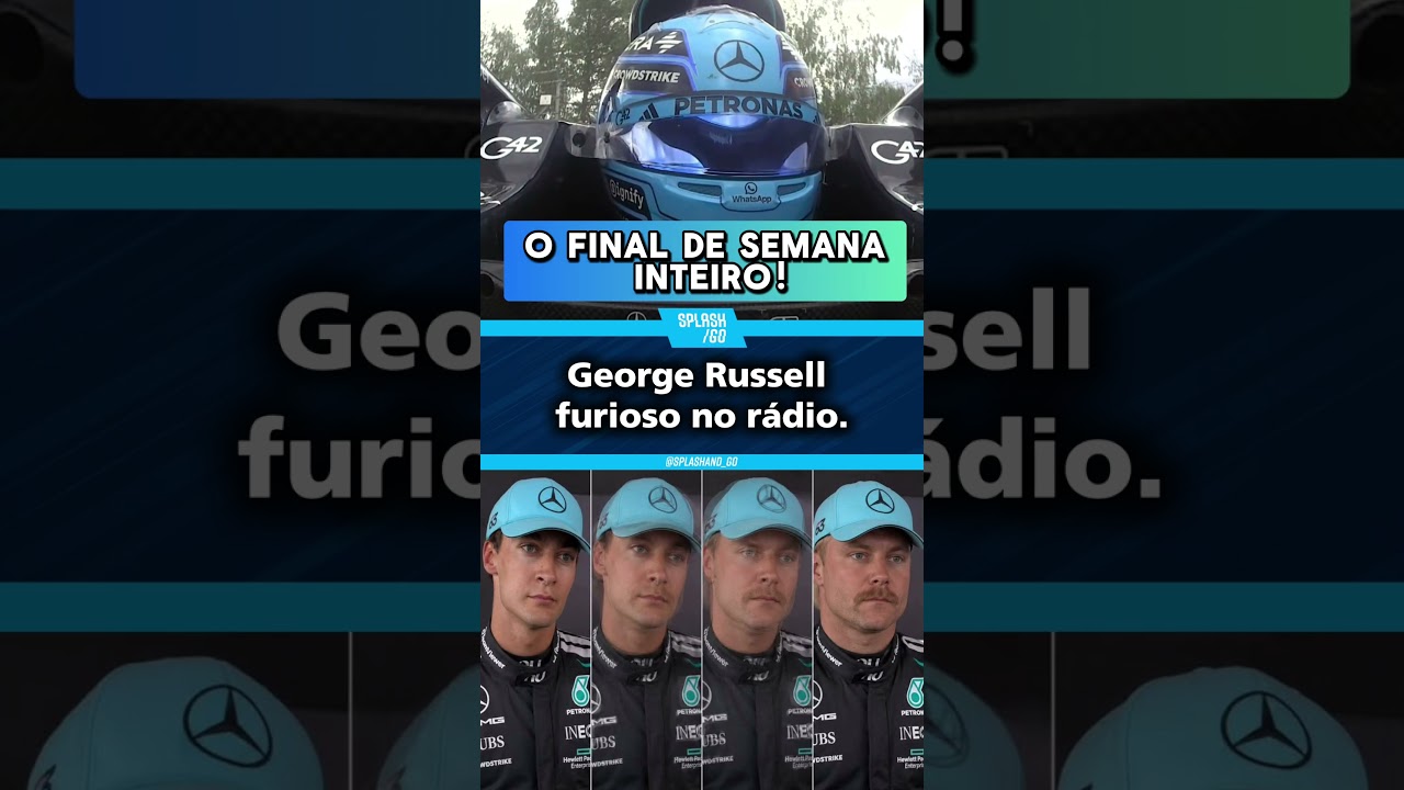 Quando George Russell ficou FURIOSO no rádio #F1 #mercedes