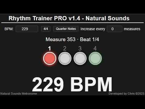Metronome 229 BPM