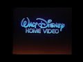 Walt Disney Home Video Logo With Announcer 2 RARE 1984