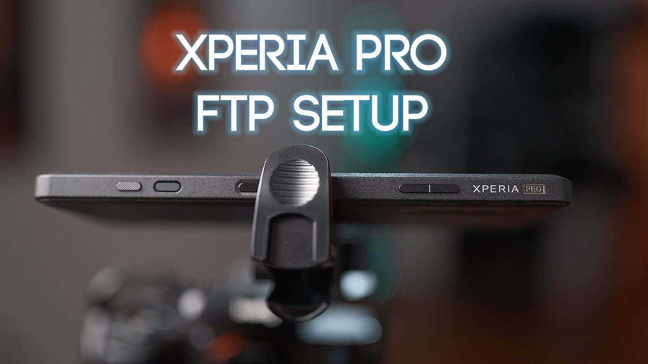 How to set up the Sony Xperia PRO for File Transfer (FTP)