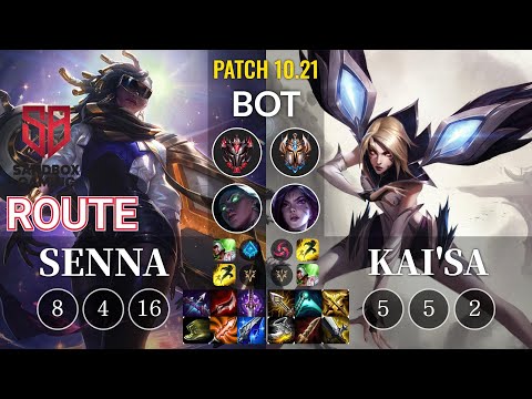 SB Route Senna vs Kai'Sa Bot - KR Patch 10.21