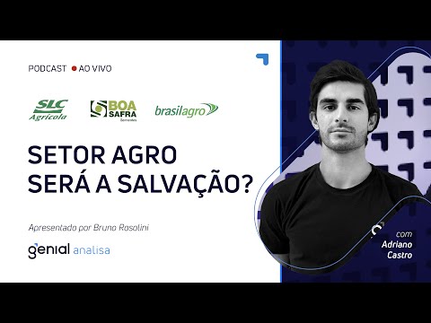 , title : '🔴 Setor Agro será a salvação? SOJA3, AGRO3, SLCE3 | Podcast Genial Analisa'