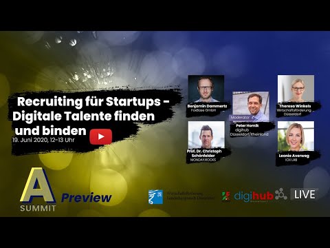 digihub LIVE! Session #8: Recruiting für Startups - Digitale Talente finden und binden - 19.06.2020