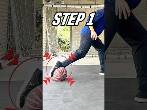 FOOTBALL SKILL TUTORIAL！ #footballshorts #football #footballskills