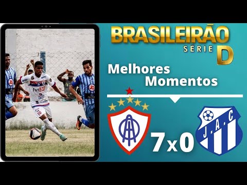 ITABAIANA 7 X 0 JACIOBA | BRASILEIRAO SERIE D | MELHORES MOMENTOS 08/11/20