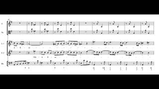 Laudamus te (Gloria - A. Vivaldi) Score Animation