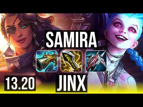 SAMIRA & Senna vs JINX & Sona (ADC) | Penta, 700+ games, Legendary | EUW Master | 13.20