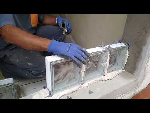 Aprenda a colocar bloco de vidro - Parte 1