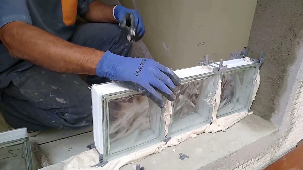 Aprenda a colocar bloco de vidro - Parte 1