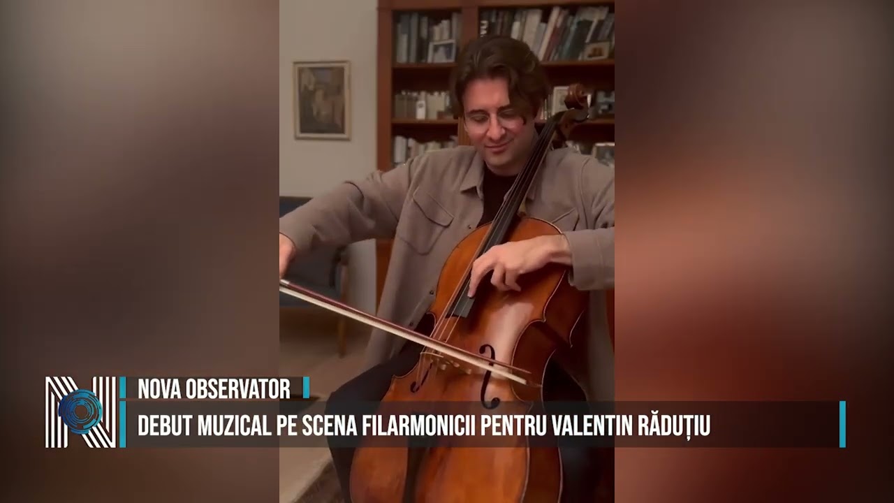 Debut muzical pe scena Filarmonicii pentru Valentin Răduțiu