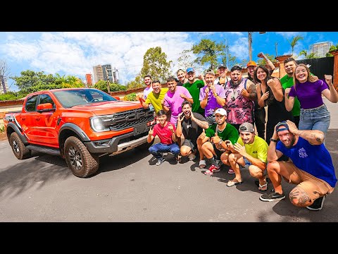 REAÇÃO DOS MEUS AMIGOS AO VER MINHA NOVA CAMIONETE RAPTOR