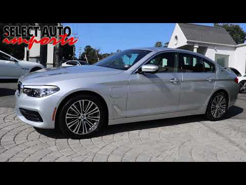 #20822, 2019 BMW 530e iPerformance Plug-In Hybrid, Glacier Silver, Select Auto Imports in Alex, VA