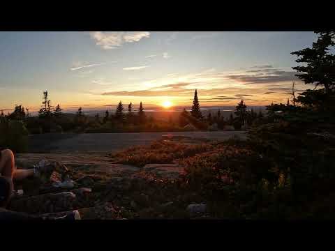 Sunset Time Bar Harbor Maine