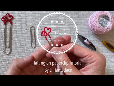 Tatting Tutorial for “Tiny Frozen Water Snowflake ” without bead designed by LillianTatLace