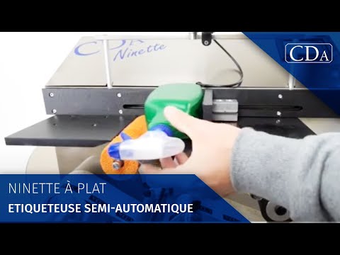 Étiqueteuse semi-automatique Ninette à Plat - pour produits carrés, plats et rectangulaires_2
