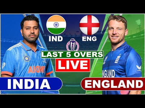 Live IND Vs ENG Match Score | Live Cricket Score Only | IND vs ENG Last 5 Overs